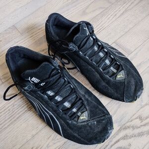 Puma track training suede running sneakers shoes, men's 10.5